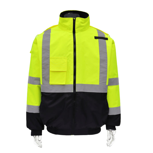 SAFMY-B28-098 ANSI Hi-Vis Safety Jacket