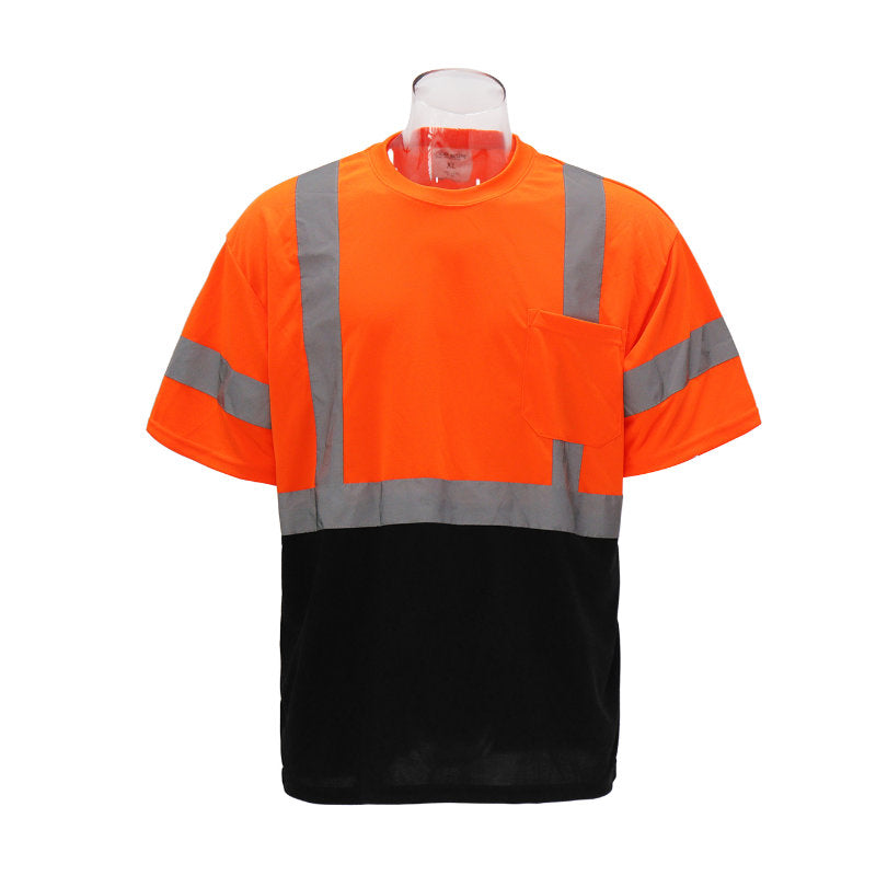 SAFTX-C28-078 High Visibility Black Bottom T-Shirt