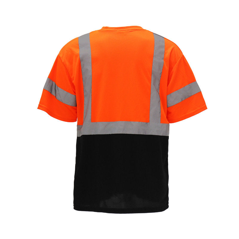 SAFTX-C28-078 High Visibility Black Bottom T-Shirt