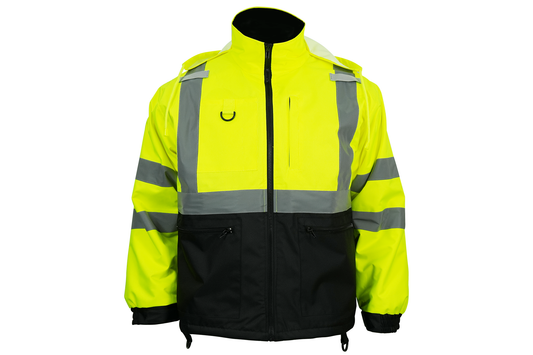 SAFMY-A48-218 Reflective Safety Jacket With Fleece Lining