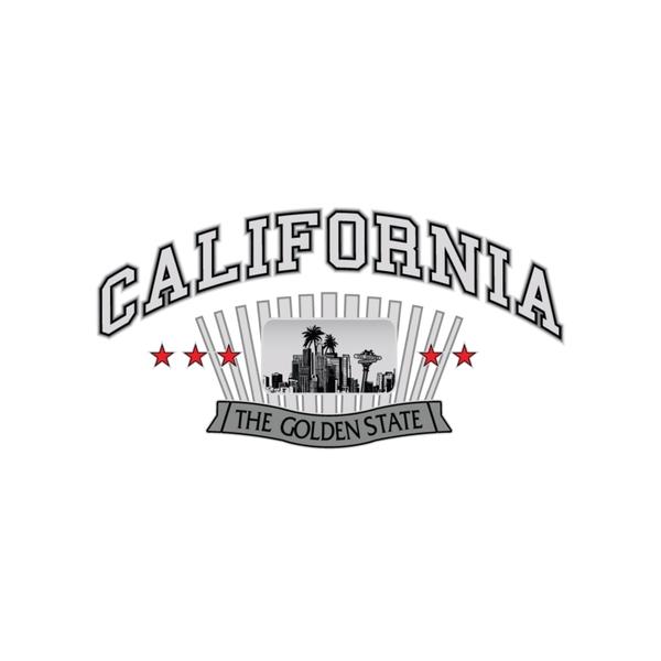 California Red Stars Heat Transfer (100 pack)