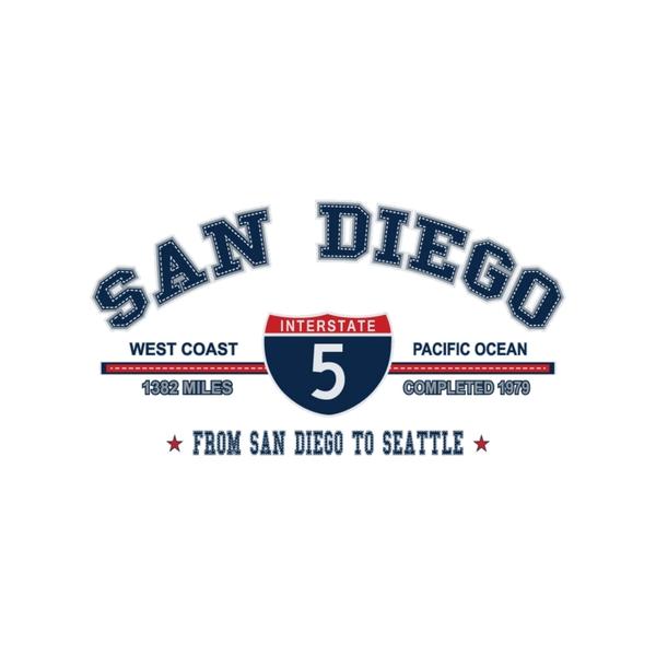 San Diego Interstate 5 Heat Transfer (100 pack)