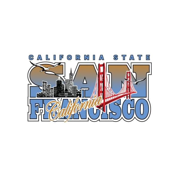 San Francisco Skyline Heat Transfer (100 pack)