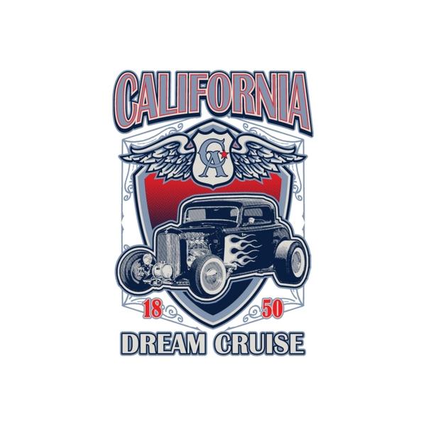 California Hot Rod Heat Transfer (100 pack)