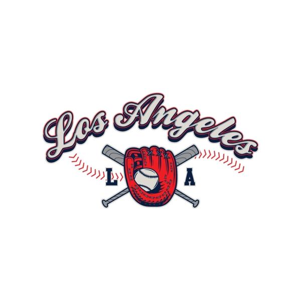 Los Angeles Baseball Glove Heat Transfer (100 pack)