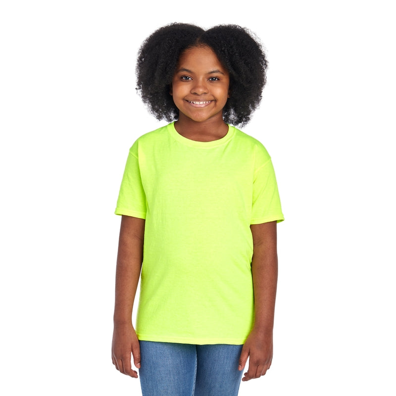 3930BR HD Cotton™ Youth T-⁠Shirt (Safety Colors)