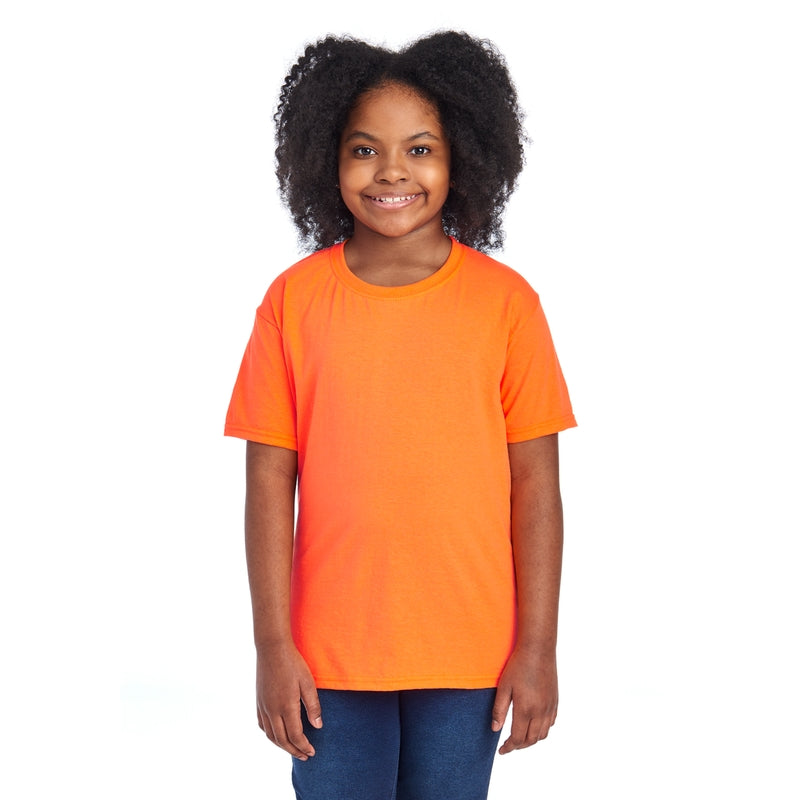 3930BR HD Cotton™ Youth T-Shirt (Safety Colors)