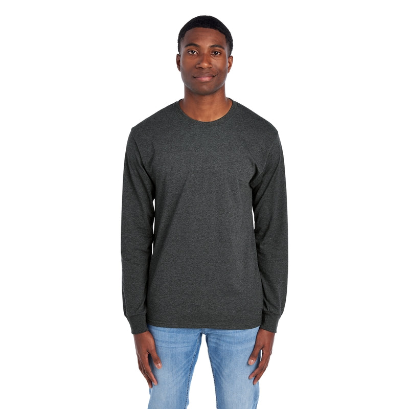 4930R HD Cotton™ Long-Sleeve T-Shirt (Dark Colors)