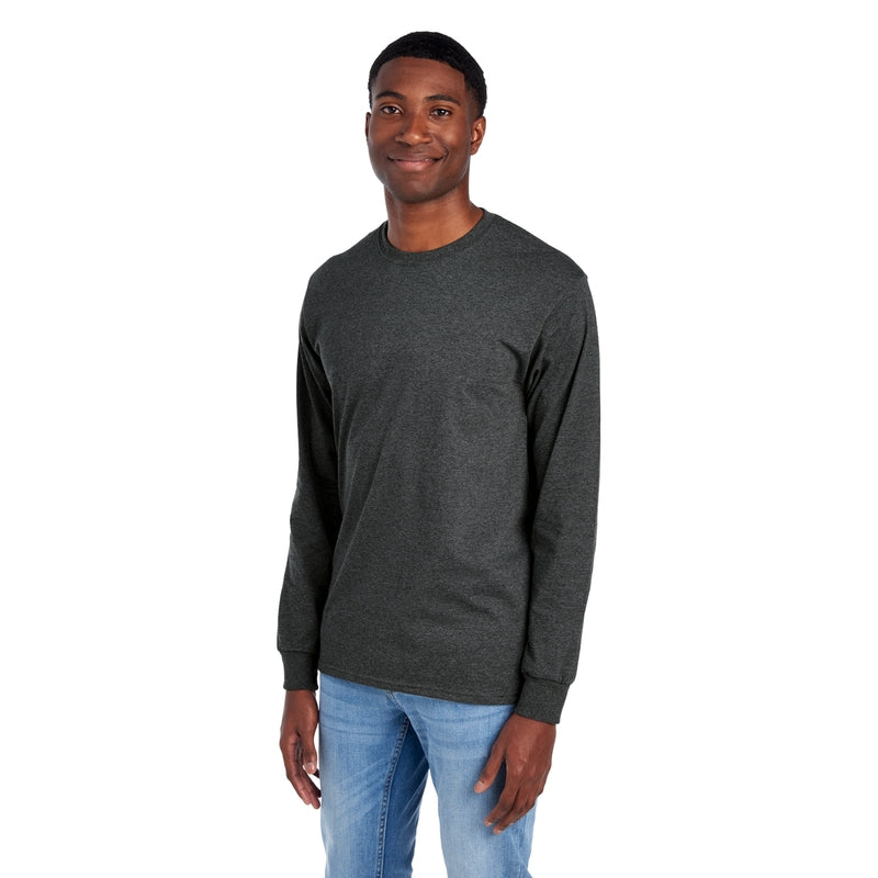 4930R HD Cotton™ Long-Sleeve T-Shirt (Dark Colors)
