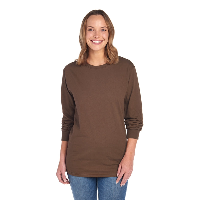 4930R HD Cotton™ Long-Sleeve T-Shirt (Dark Colors)