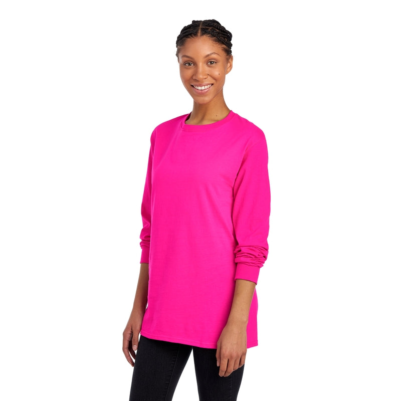 4930R HD Cotton™ Long-Sleeve T-Shirt (Bright Colors)