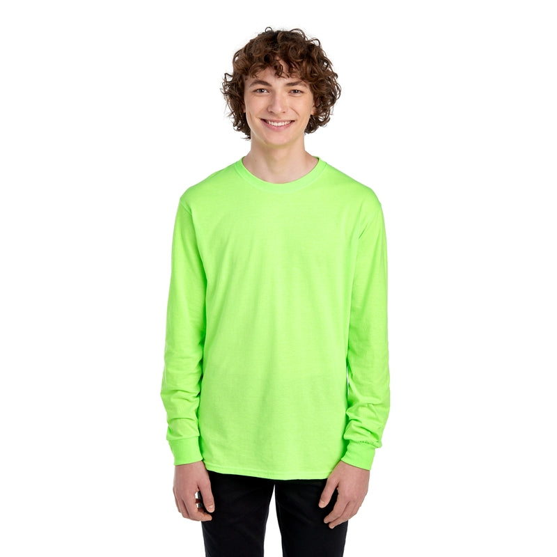 4930R HD Cotton™ Long-Sleeve T-Shirt (Bright Colors)