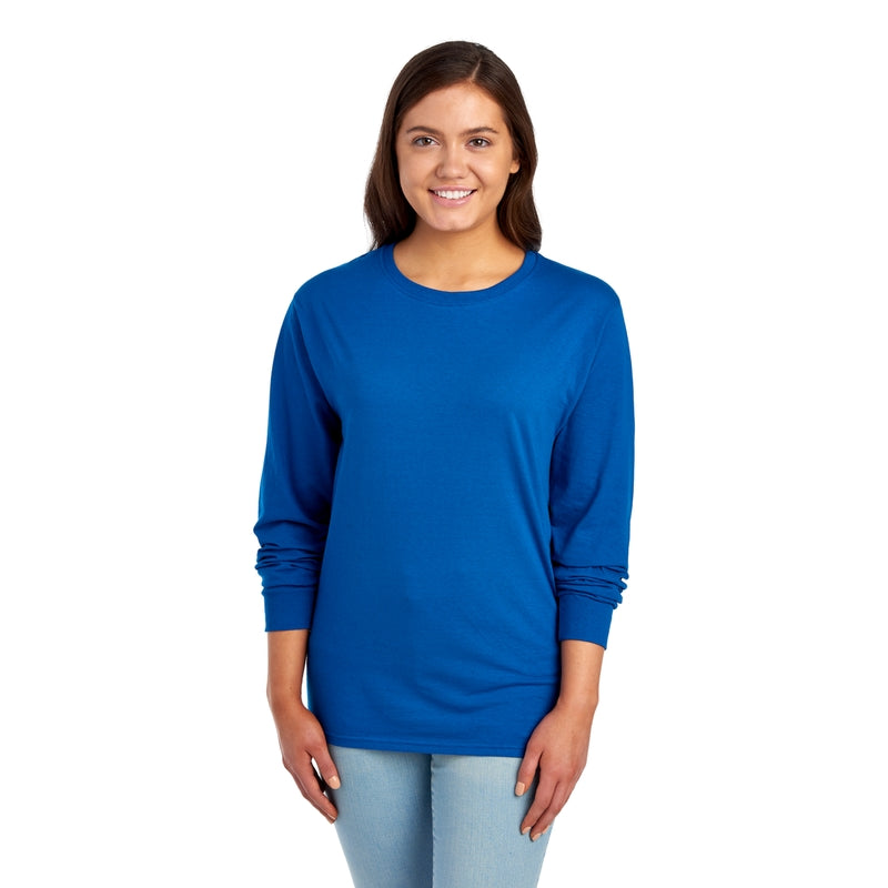 4930R HD Cotton™ Long-Sleeve T-Shirt (Dark Colors)