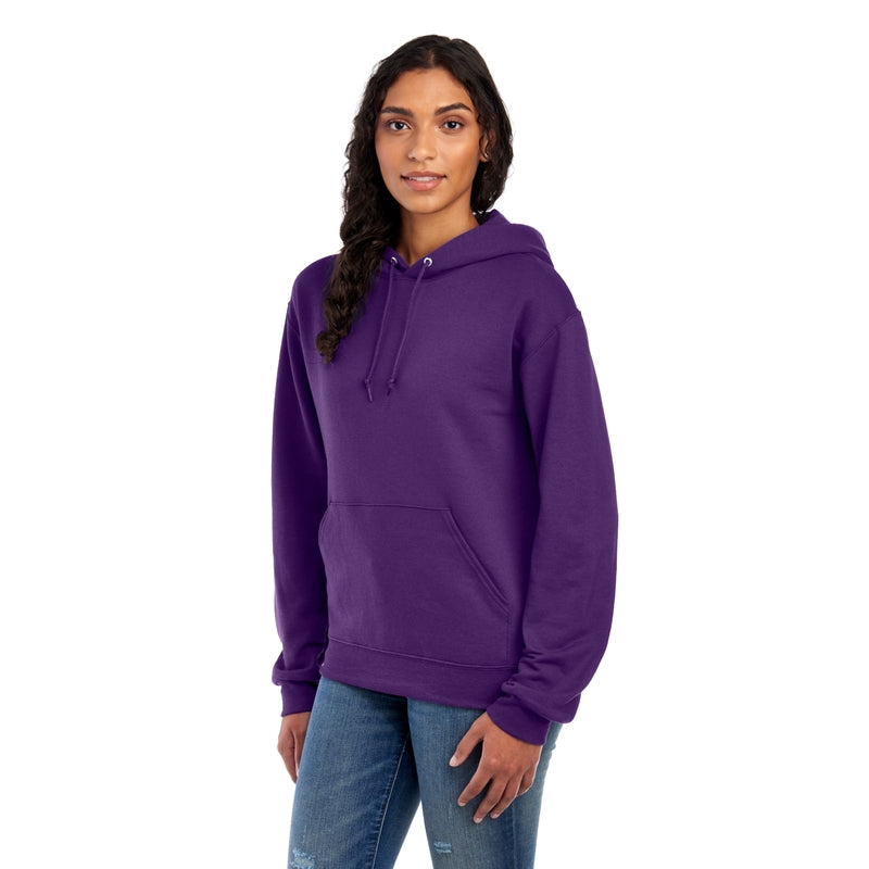 996MR NuBlend® Hooded Sweatshirt (Dark Colors)