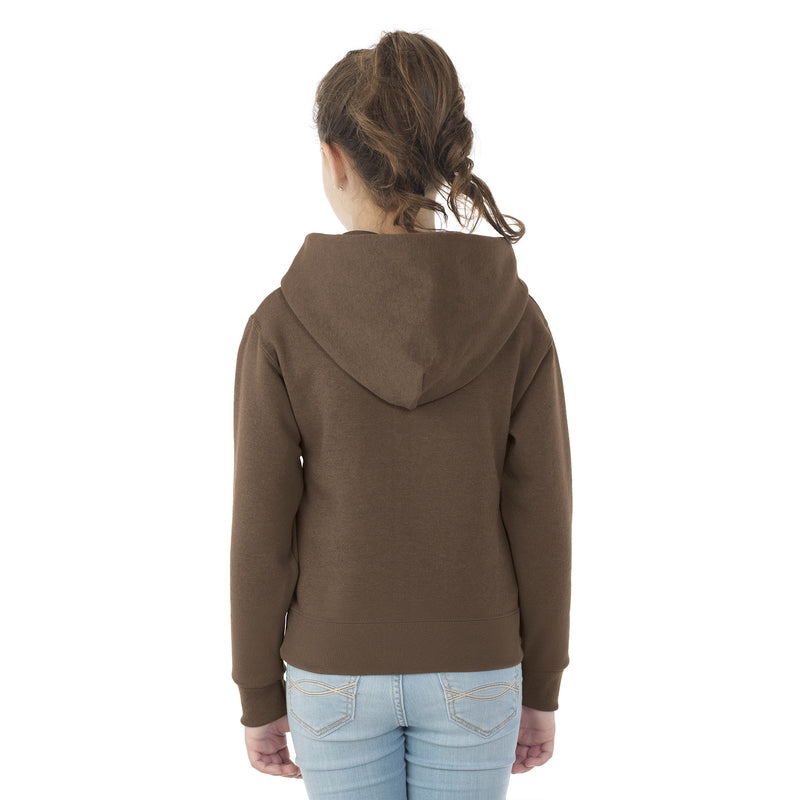 996YR NuBlend® Youth Hooded Sweatshirt (Dark Colors)