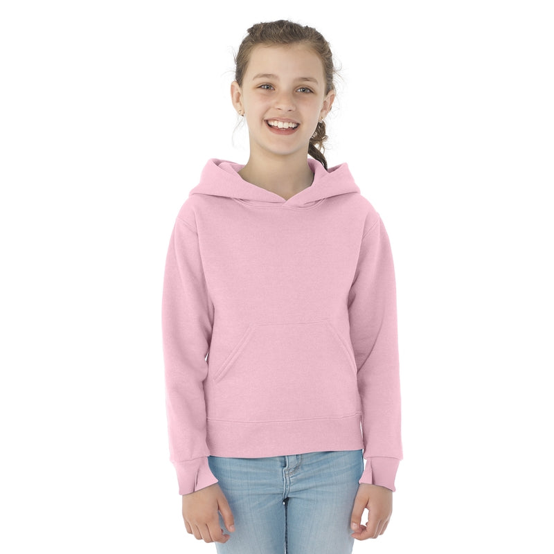 996YR NuBlend® Youth Hooded Sweatshirt (Light Colors)