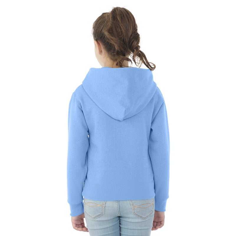 996YR NuBlend® Youth Hooded Sweatshirt (Light Colors)