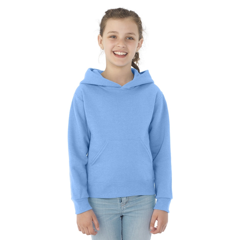 996YR NuBlend® Youth Hooded Sweatshirt (Light Colors)