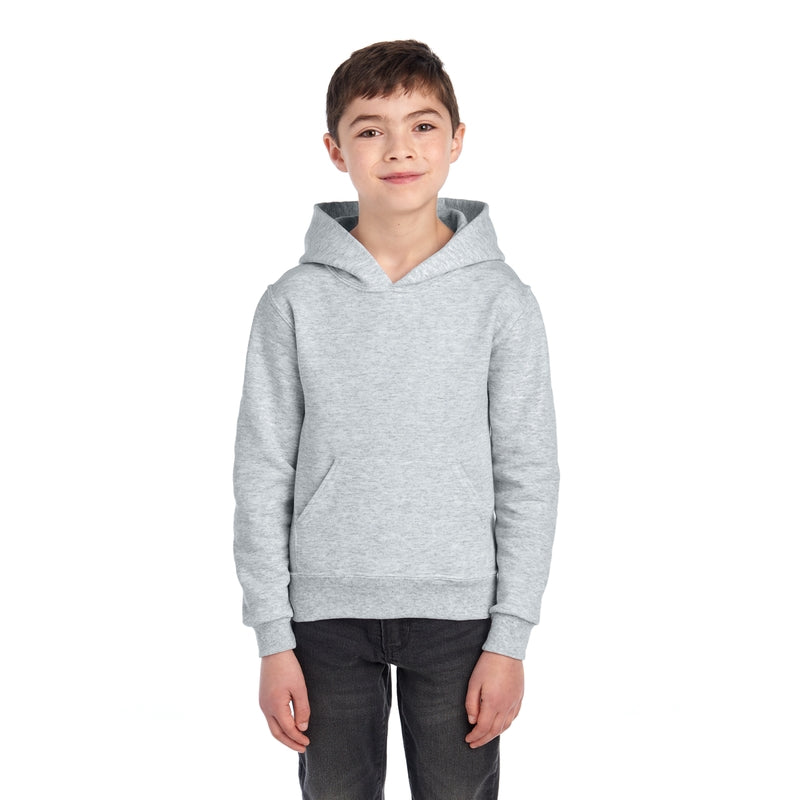 996YR NuBlend® Youth Hooded Sweatshirt (Light Colors)