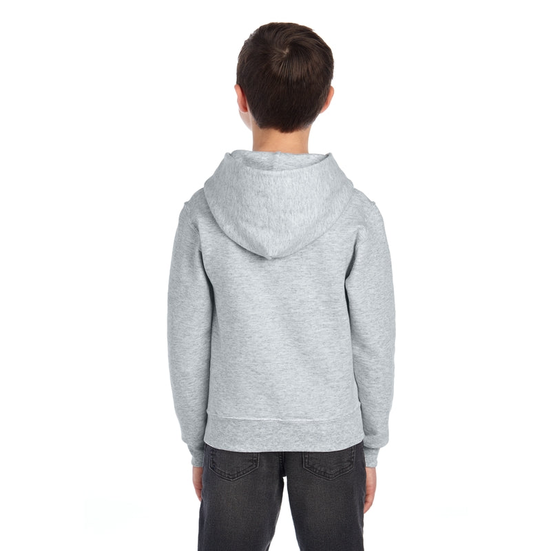 996YR NuBlend® Youth Hooded Sweatshirt (Light Colors)