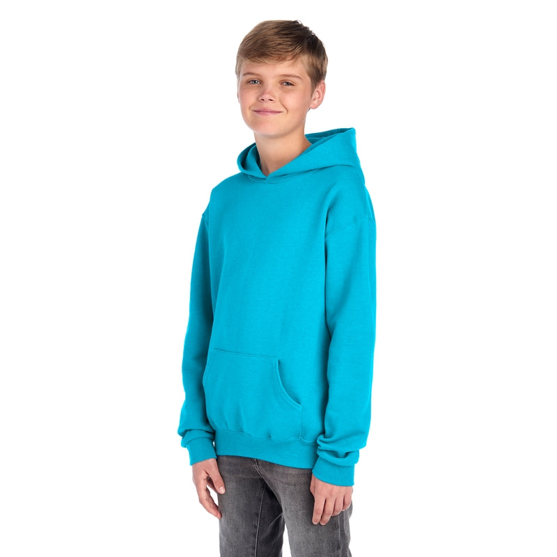 996YR NuBlend® Youth Hooded Sweatshirt (Medium Colors)