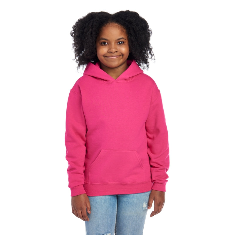 996YR NuBlend® Youth Hooded Sweatshirt (Bright Colors)