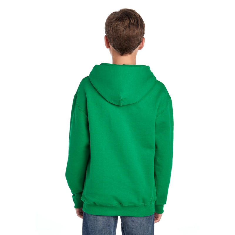 996YR NuBlend® Youth Hooded Sweatshirt (Medium Colors)