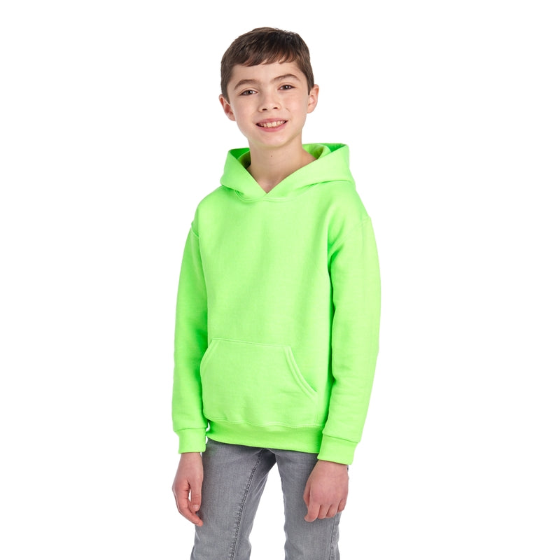 996YR NuBlend® Youth Hooded Sweatshirt (Bright Colors)