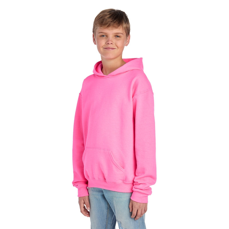 996YR NuBlend® Youth Hooded Sweatshirt (Bright Colors)