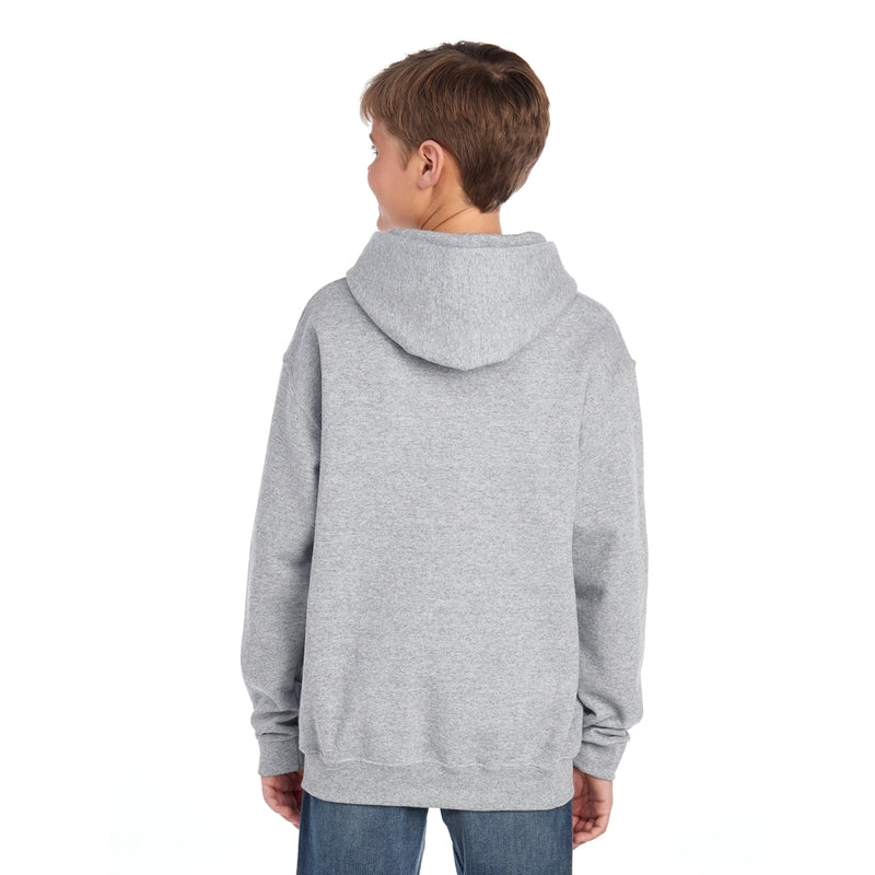 996YR NuBlend® Youth Hooded Sweatshirt (Light Colors)