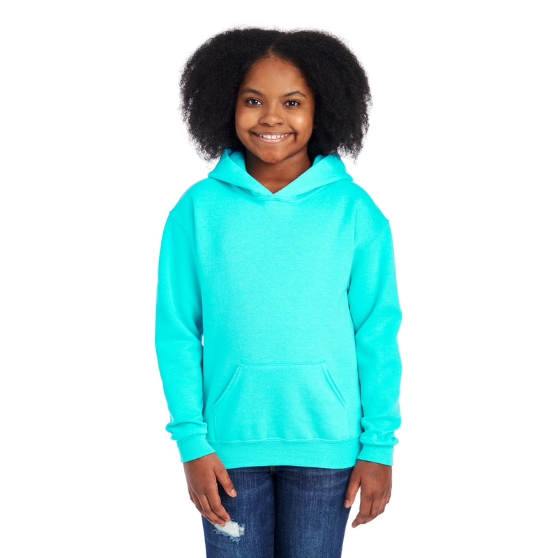 996YR NuBlend® Youth Hooded Sweatshirt (Medium Colors)