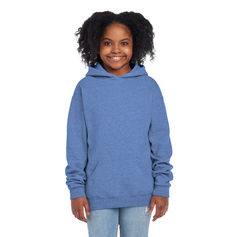 996YR NuBlend® Youth Hooded Sweatshirt (Medium Colors)