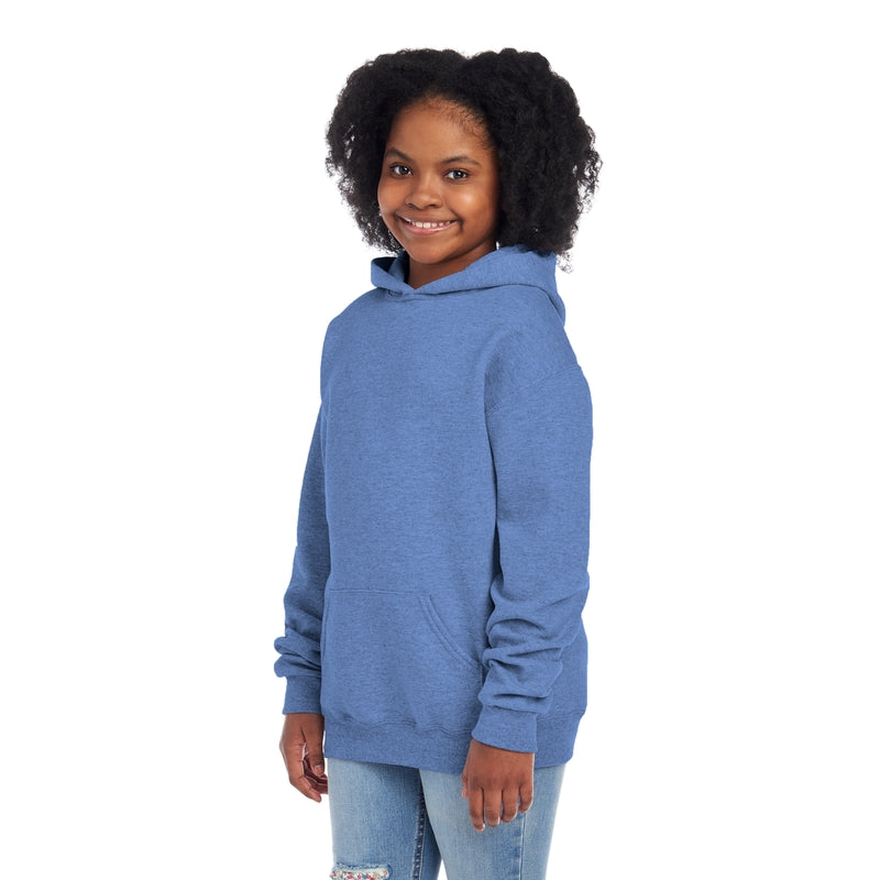 996YR NuBlend® Youth Hooded Sweatshirt (Medium Colors)