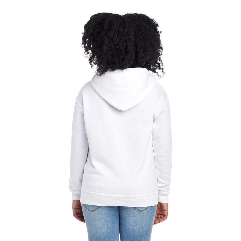 996YR NuBlend® Youth Hooded Sweatshirt (Light Colors)