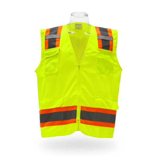 SAFBX-A6-061 Contrast High Visibility Safety Vest