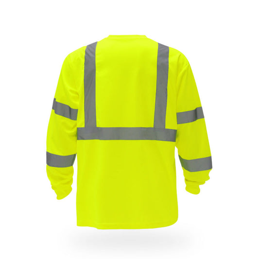 SAFTX-C6-058 High Visibility Long Sleeve Safety T-shirt