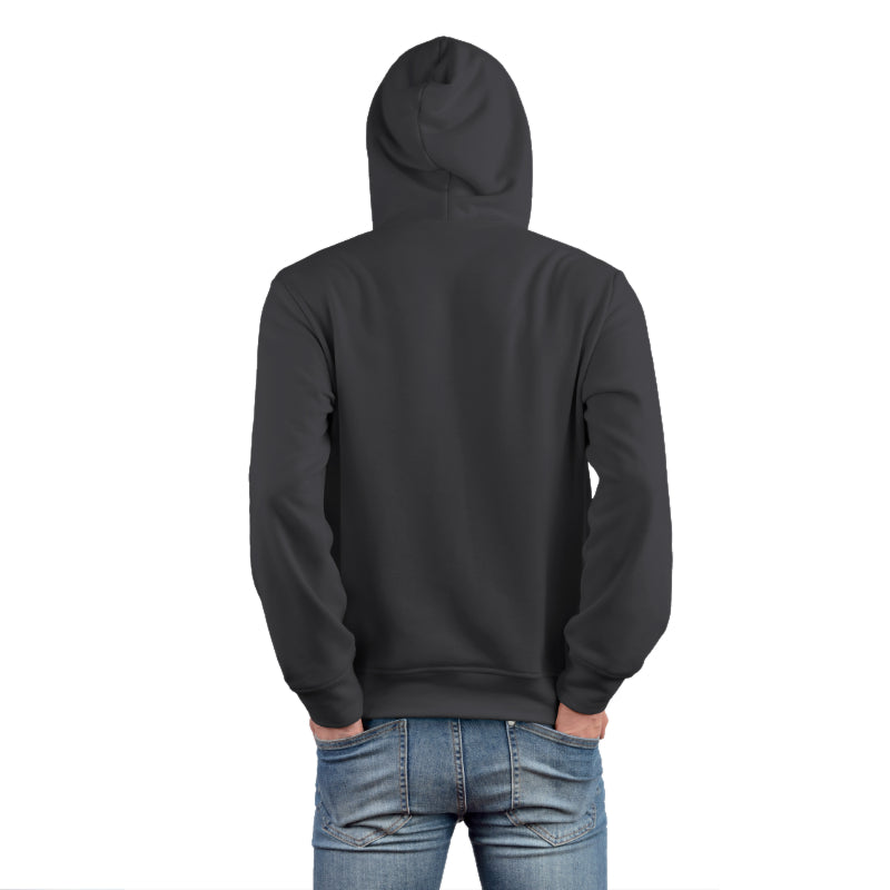 SA-H1 Black Hooded Unisex Sweatshirt