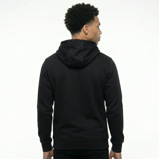 SA-H1 Black Hooded Unisex Sweatshirt