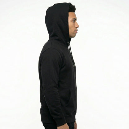 SA-H1 Black Hooded Unisex Sweatshirt