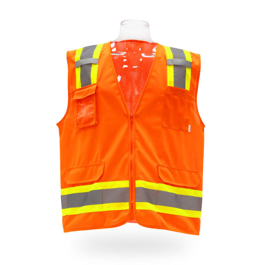 SAFBX-A6-061 Contrast High Visibility Safety Vest