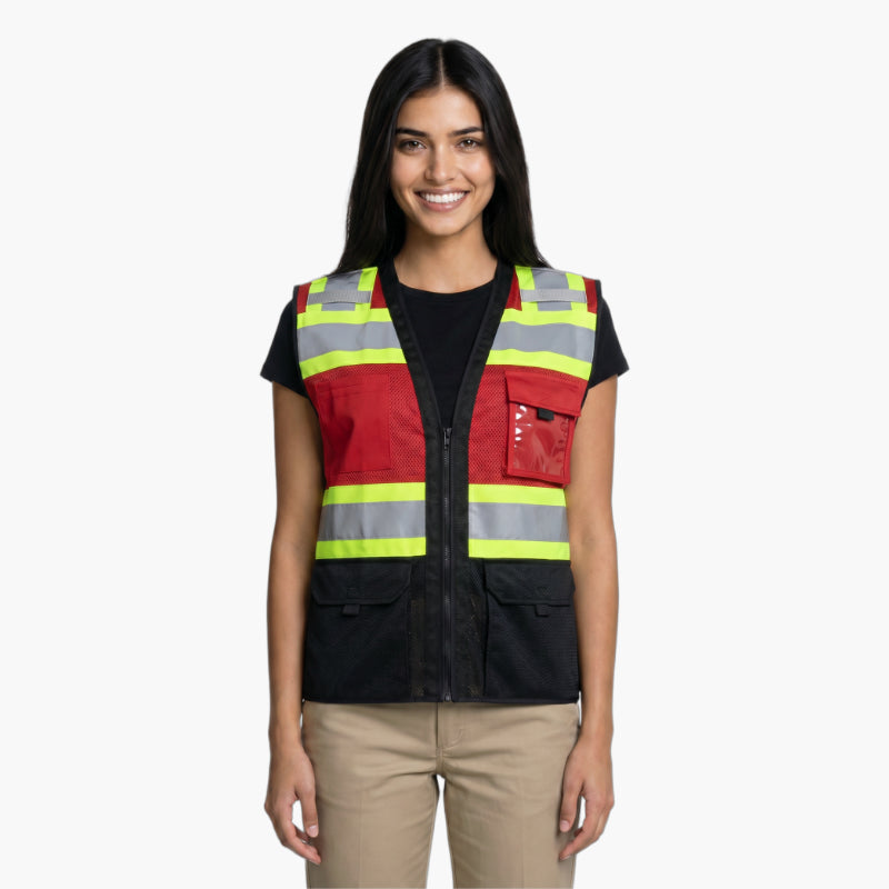 SAFBX-A68-062 High-Visibility Safety Vest