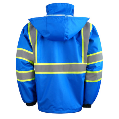 SAFMY-A48-218-1 Insulated Safety Jacket With Reflective Strips