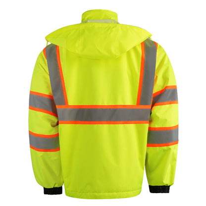 SAFMY-A48-218-1 Insulated Safety Jacket With Reflective Strips