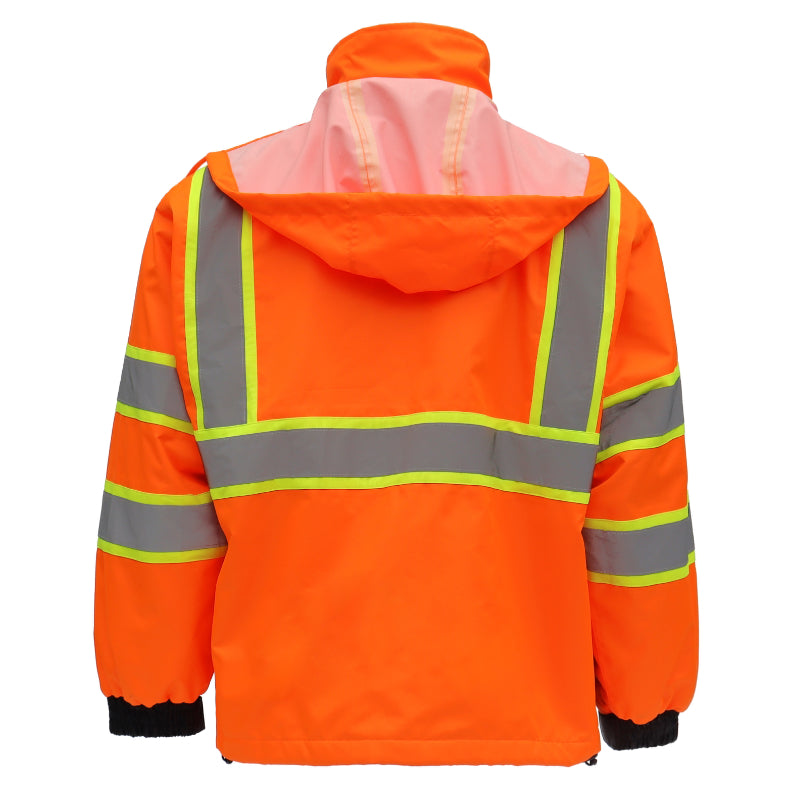 SAFMY-A48-218-1 Insulated Safety Jacket With Reflective Strips