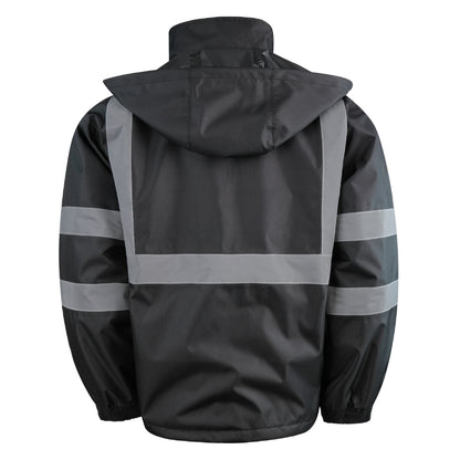 SAFMY-A48-218 Reflective Safety Jacket With Fleece Lining