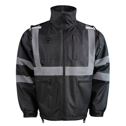 SAFMY-A48-218 Reflective Safety Jacket With Fleece Lining