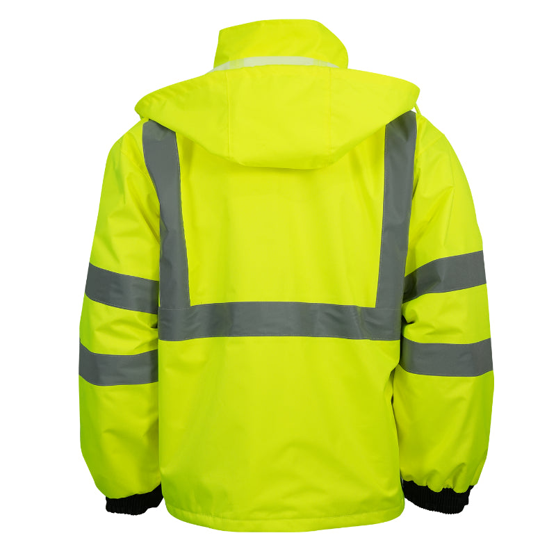 SAFMY-A48-218 Reflective Safety Jacket With Fleece Lining