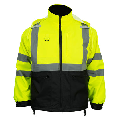 SAFMY-A48-218 Reflective Safety Jacket With Fleece Lining