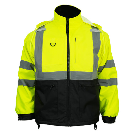 SAFMY-A48-218 Reflective Safety Jacket With Fleece Lining