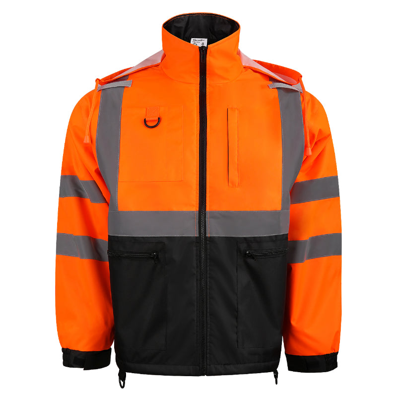 SAFMY-A48-218 Reflective Safety Jacket With Fleece Lining